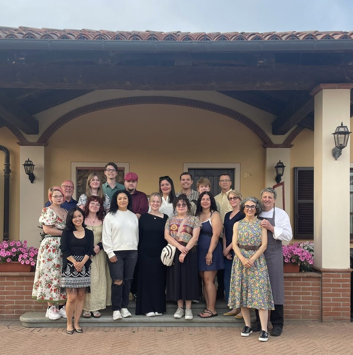 Final group dinner in Italy at Ristorante Marc Lanteri before returning to the United States.